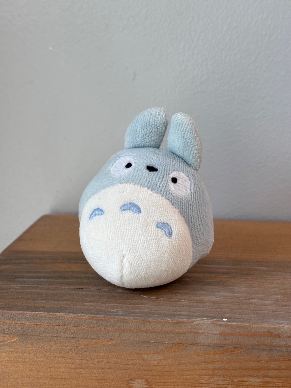 Plush Totoro- Blue Baby Plush Rattle